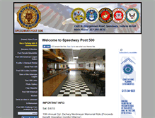 Tablet Screenshot of legionpost500.com